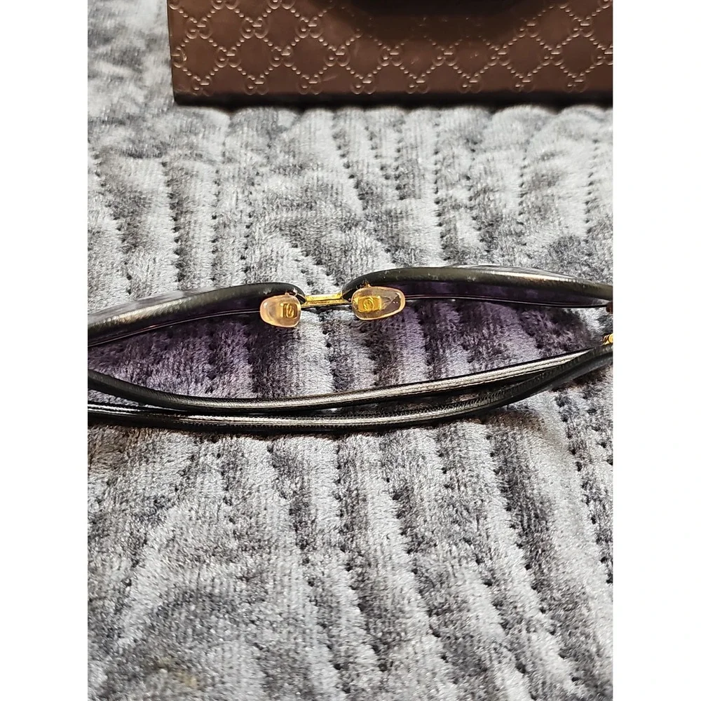 GUCCI Sunglasses Teardrop Black Gold Men's GG2887 S